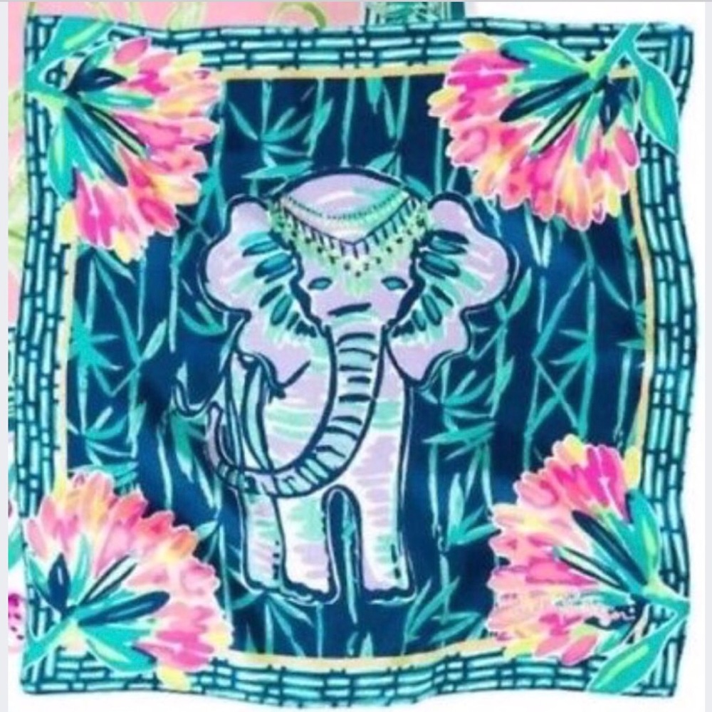 Lilly Pulitzer silk scarf (new with tags)